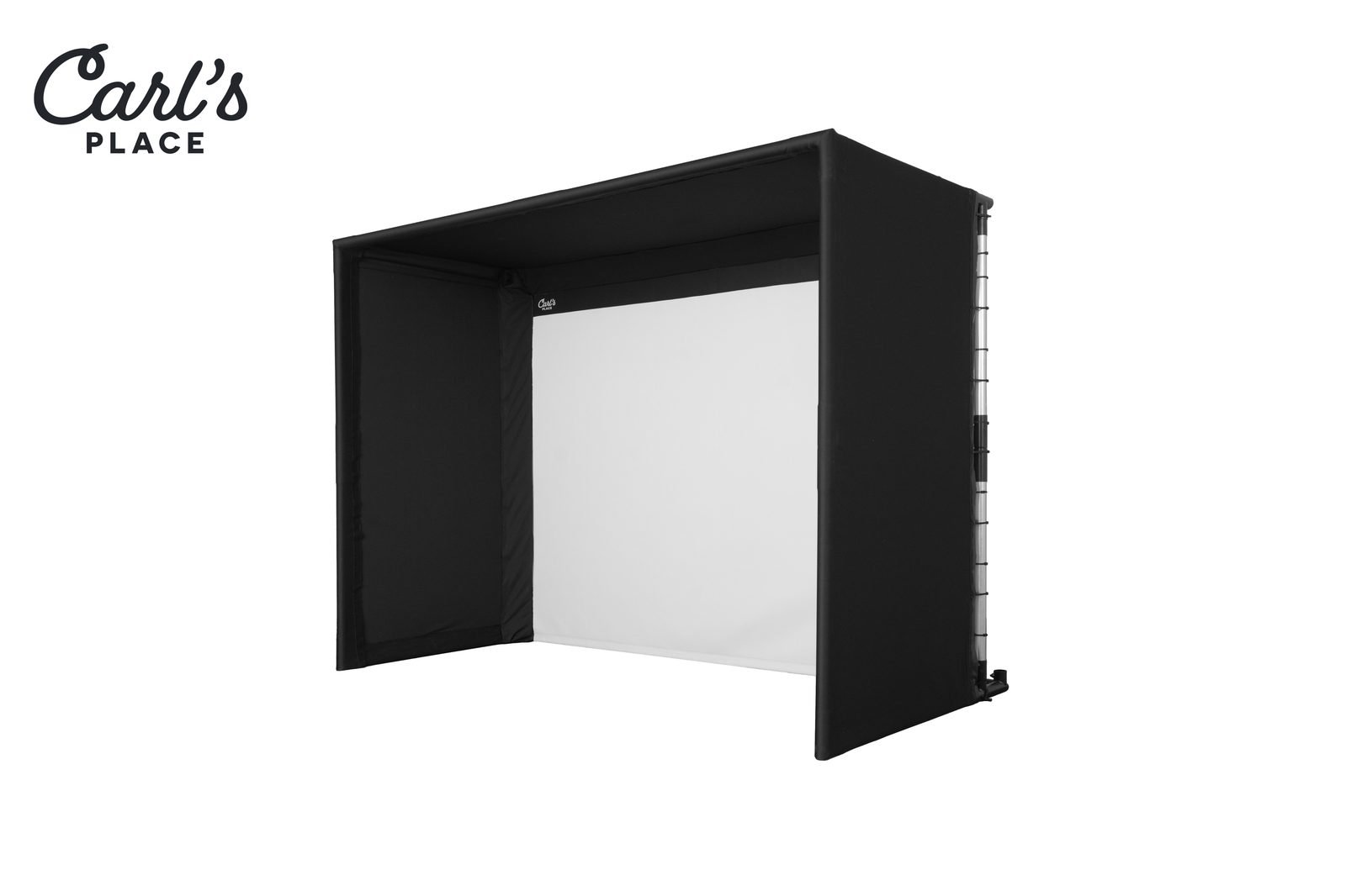 Carl's Place 10x13x10 Pro Golf Enclosure Kit with High-Contrast Gray Impact Screen - Image 2