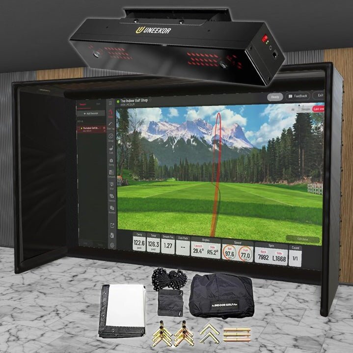 Uneekor EYE XR SIG DIY Golf Simulator Studio Package