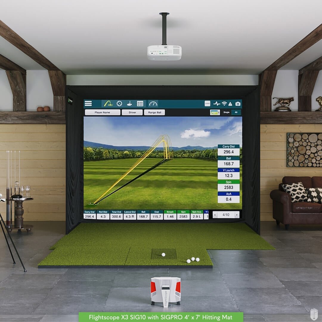 FlightScope X3C SIG10 Golf Simulator Package - Image 3