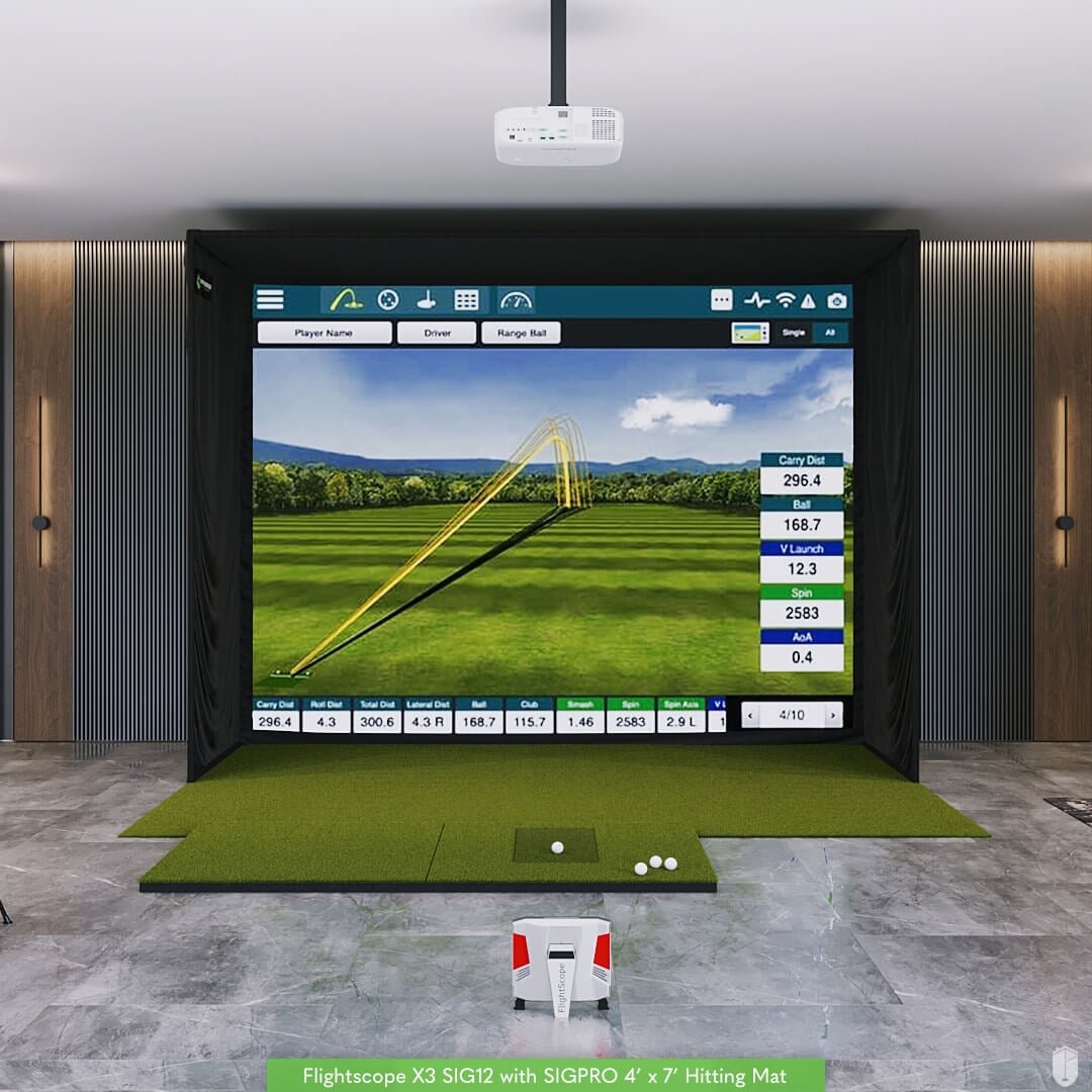 FlightScope X3C SIG12 Golf Simulator Package - Image 3
