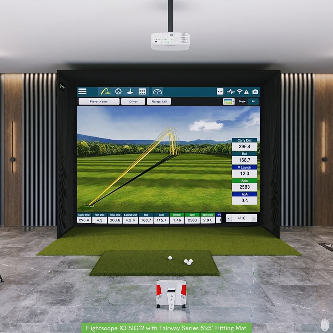 FlightScope X3C SIG12 Golf Simulator Package - Image 2