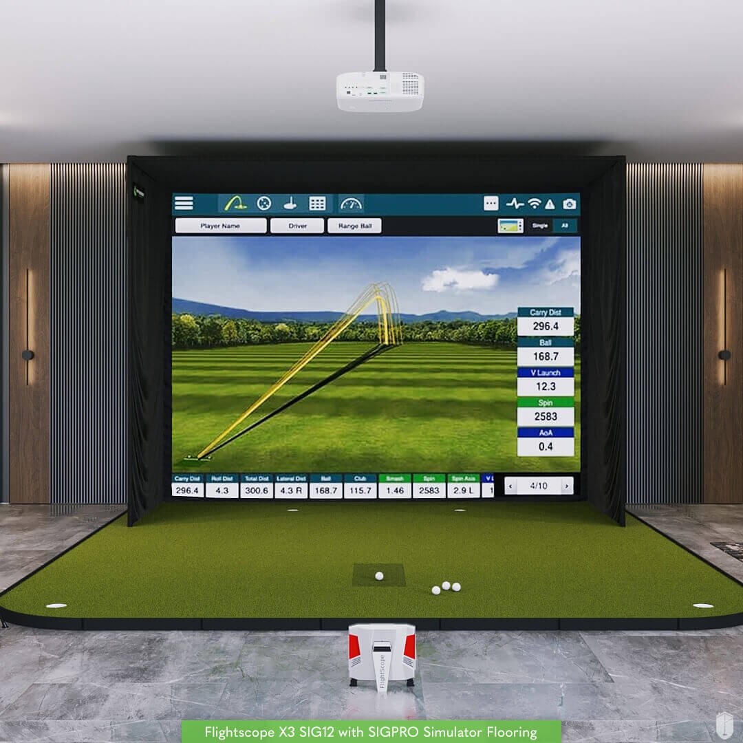 FlightScope X3C SIG12 Golf Simulator Package - Image 4