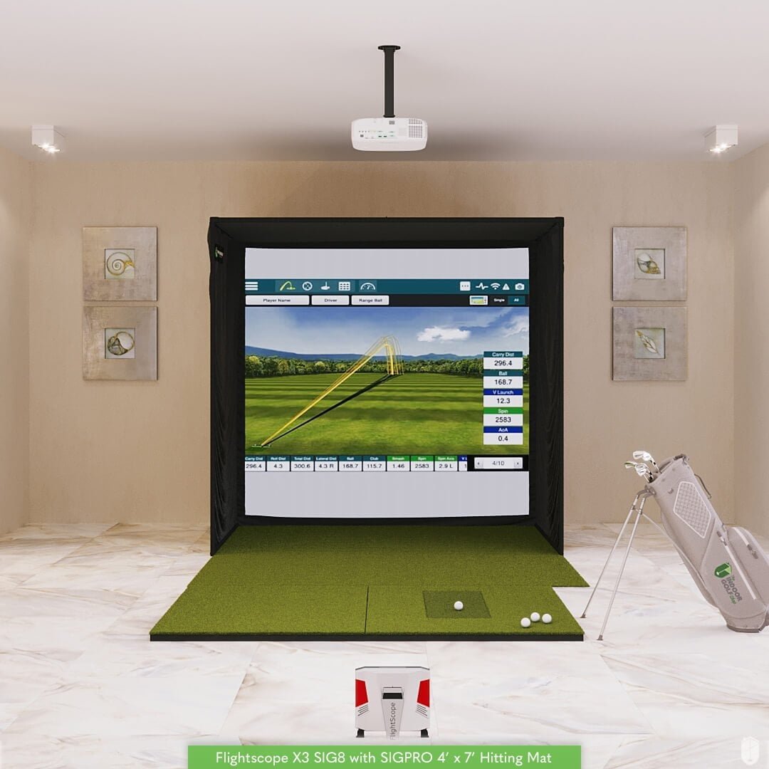 FlightScope X3C SIG8 Golf Simulator Package - Image 3