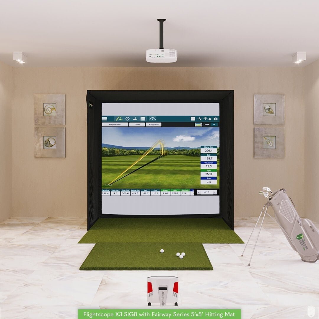 FlightScope X3C SIG8 Golf Simulator Package - Image 2