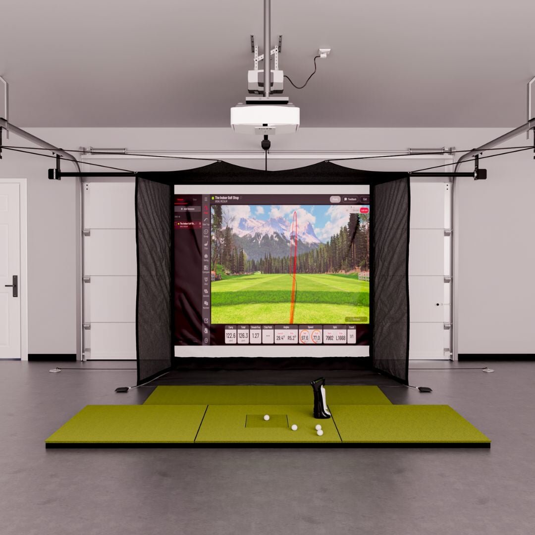 Uneekor EYE MINI Garage Golf Simulator Package - Image 8