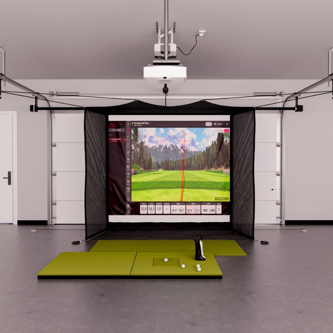 Uneekor EYE MINI Garage Golf Simulator Package - Image 9