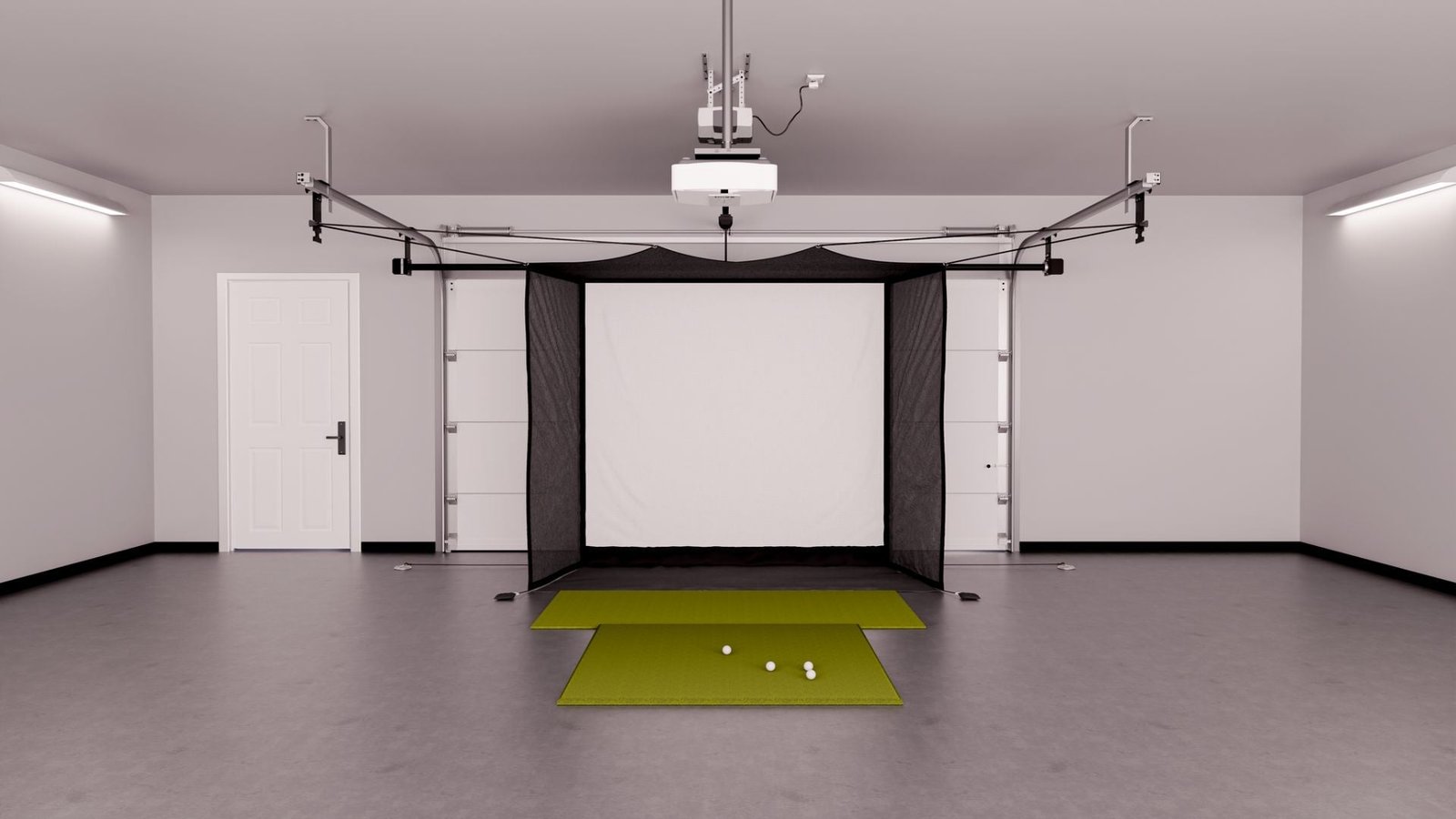 Uneekor EYE MINI LITE Garage Golf Simulator Package - Image 6
