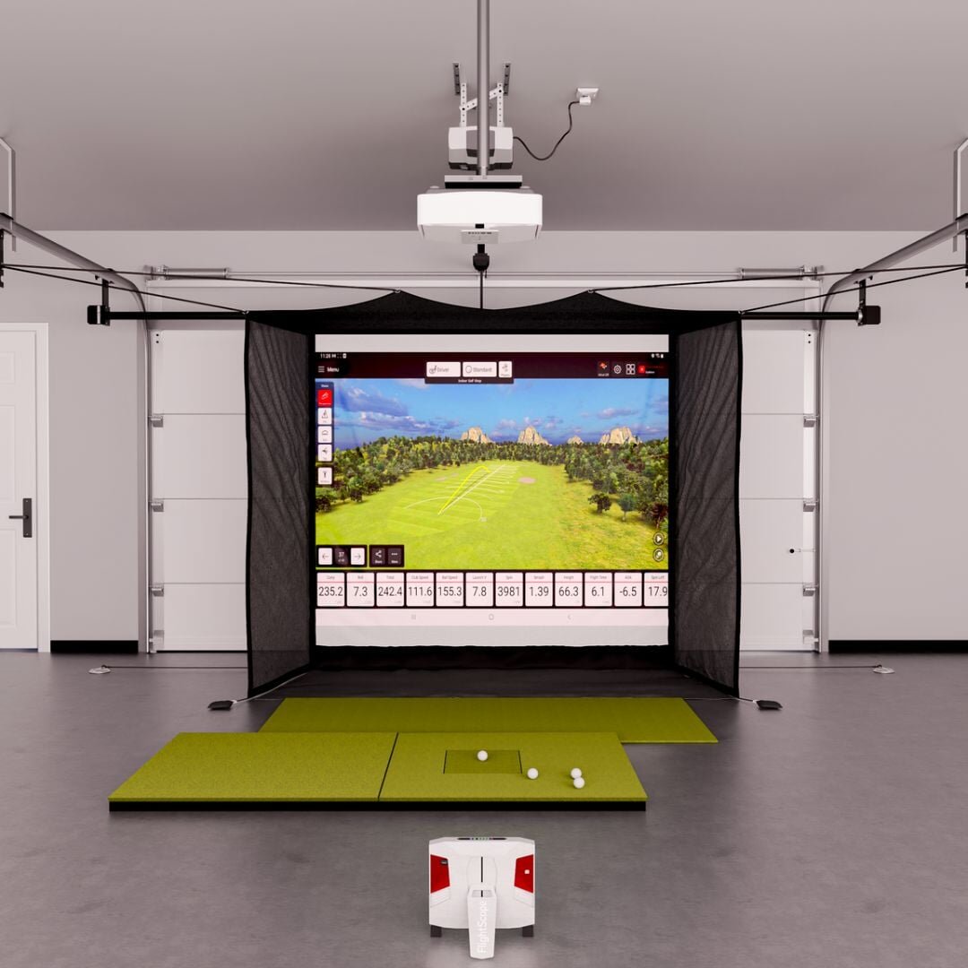 Flightscope X3C Garage Golf Simulator Package - Image 3